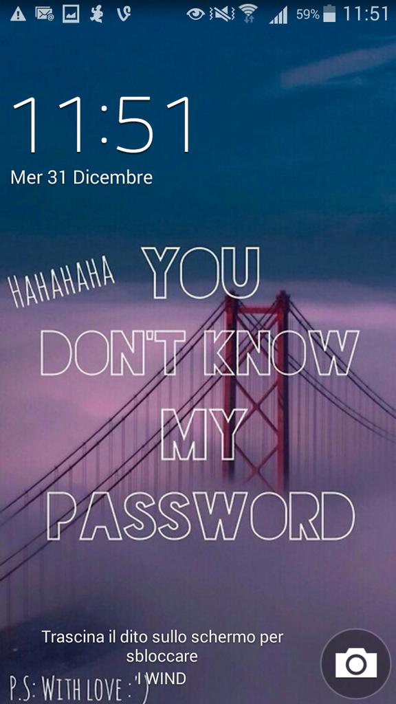 My password lockscreen. 💗
Follow me.
RT and tweet me if you want it.