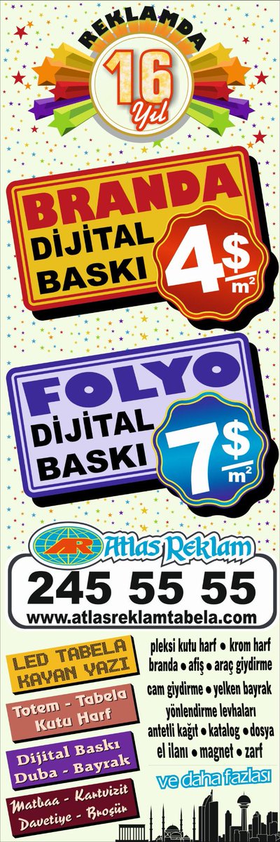 Atlas_Reklam's tweet photo. #Ankara #Atlas #Reklam #Tabela 16. Yılında #Branda #Baskı: 4$ #Folyo Baskı: 7$
#yeniyıl - http://t.co/2aoE1d0lyz http://t.co/VIlLnoZgG4