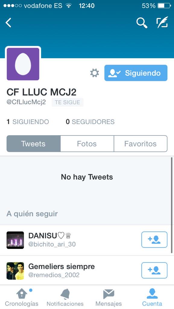 LlucMCJ2's tweet photo. Seguir a mi club de fans porfavor!!😋 http://t.co/5hI8XiU6Lf