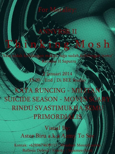 formorality's tweet photo. THINKING MOSH HC 2ndAnniversary
02 January 2015 || 15:00-Till End @ BEE Studio, See You &amp; happy new year Guys! ;) :* http://t.co/agPm7OsWUn