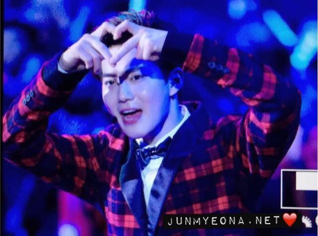 141231 HUNAN TV #수호 #Suho 2015안녕❤❤❤❤