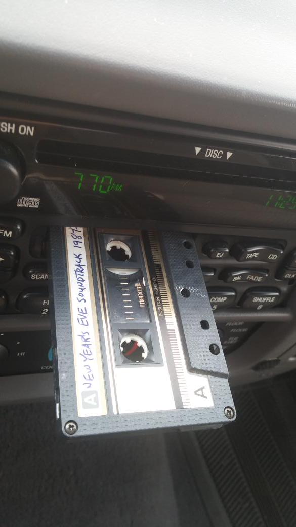 DJGloveRepair's tweet image. One of the best things about the new used truck; a cassette deck! Today's tunes, New Year's Eve 1987 mixtape.