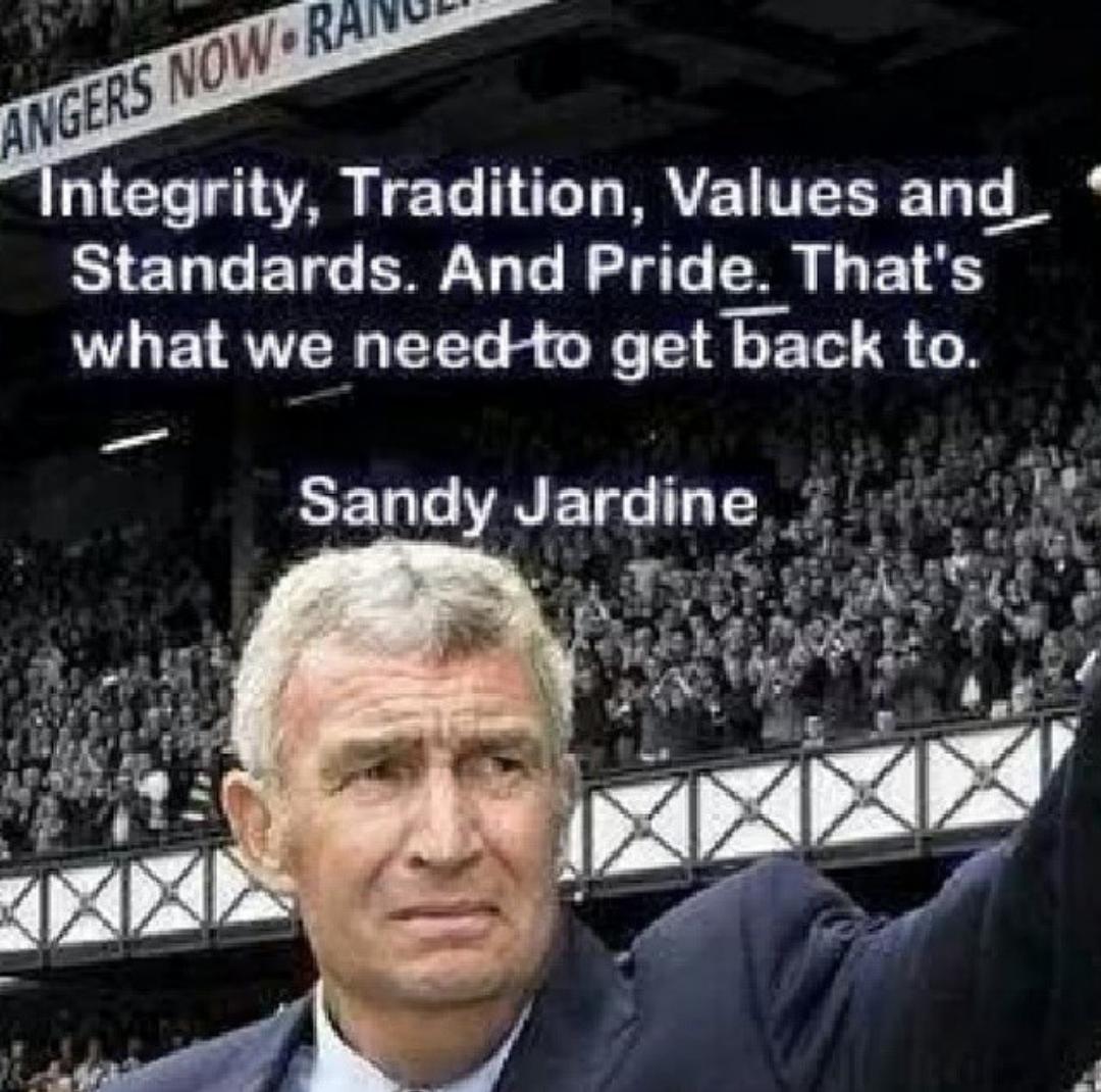 Happy birthday Sandy Jardine. Forever in Royal Blue. RIP.    