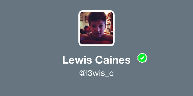l3wis_c's tweet photo. I've just TwitBadged my profile banner with TwitBadge for iOS! https://t.co/UW400mnLlD http://t.co/gqMARKE9cg