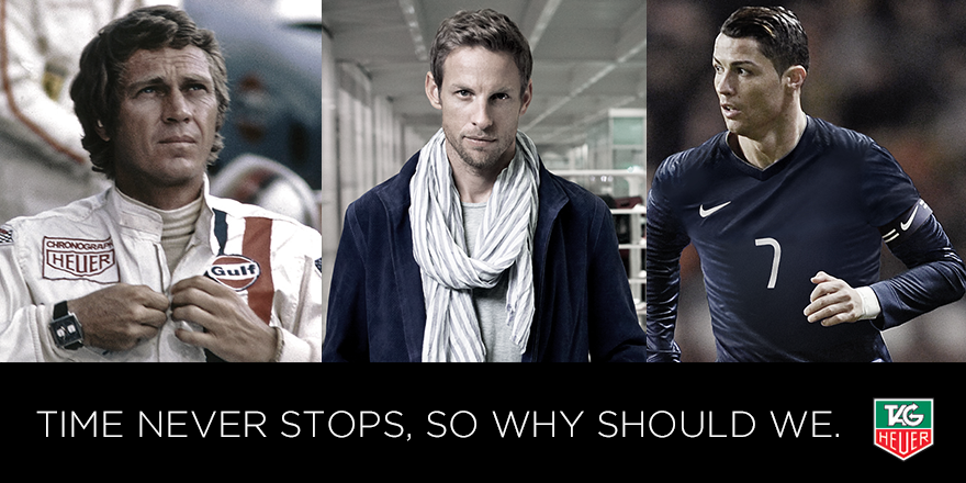 TAGHeuer's tweet photo. "Time Never Stops, Why Should We", Jack Heuer. Did you push yourself in 2014? #dontcrackunderpressure http://t.co/a4KLmODMHM