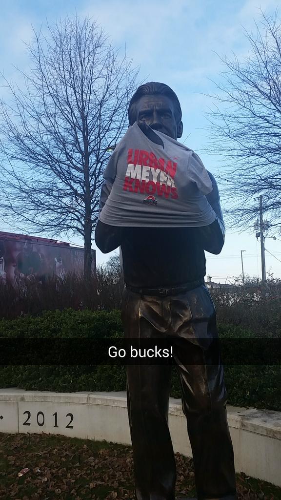 DustinFox37's tweet photo. It begins. RT @bustedcoverage: I hope @Harveyrolltide is sitting down (from @Jstone_OSU) http://t.co/LMdafAEOUS