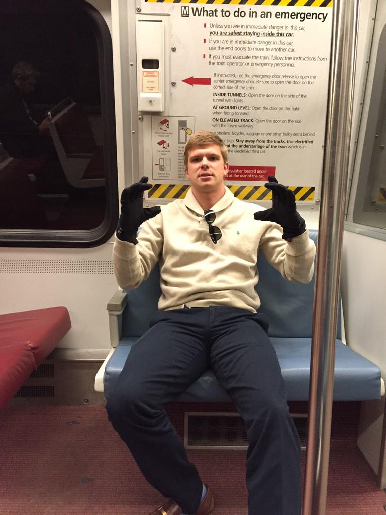CJBarone4's tweet image. Adams first ever ride on the subway!! #ACtoDC