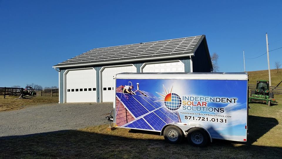 iSolarSolution's tweet image. Halfway done with another solar panel installation! This time we are in Berryville, Va.