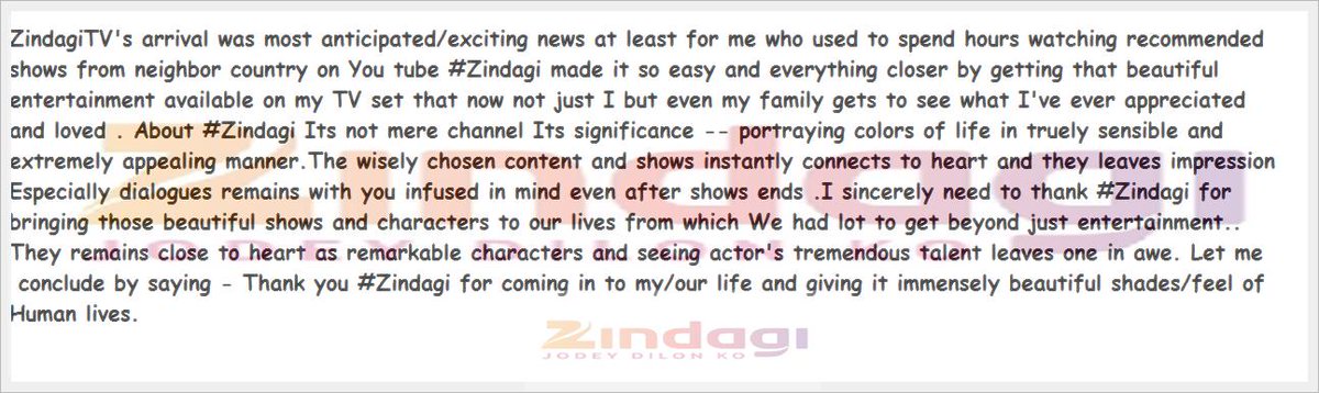 HetaDesai_15's tweet photo. #Zindagi #JodeyDilonKo Thank you @ZeeZindagiTV You're awesome :) http://t.co/jycJtDezFa