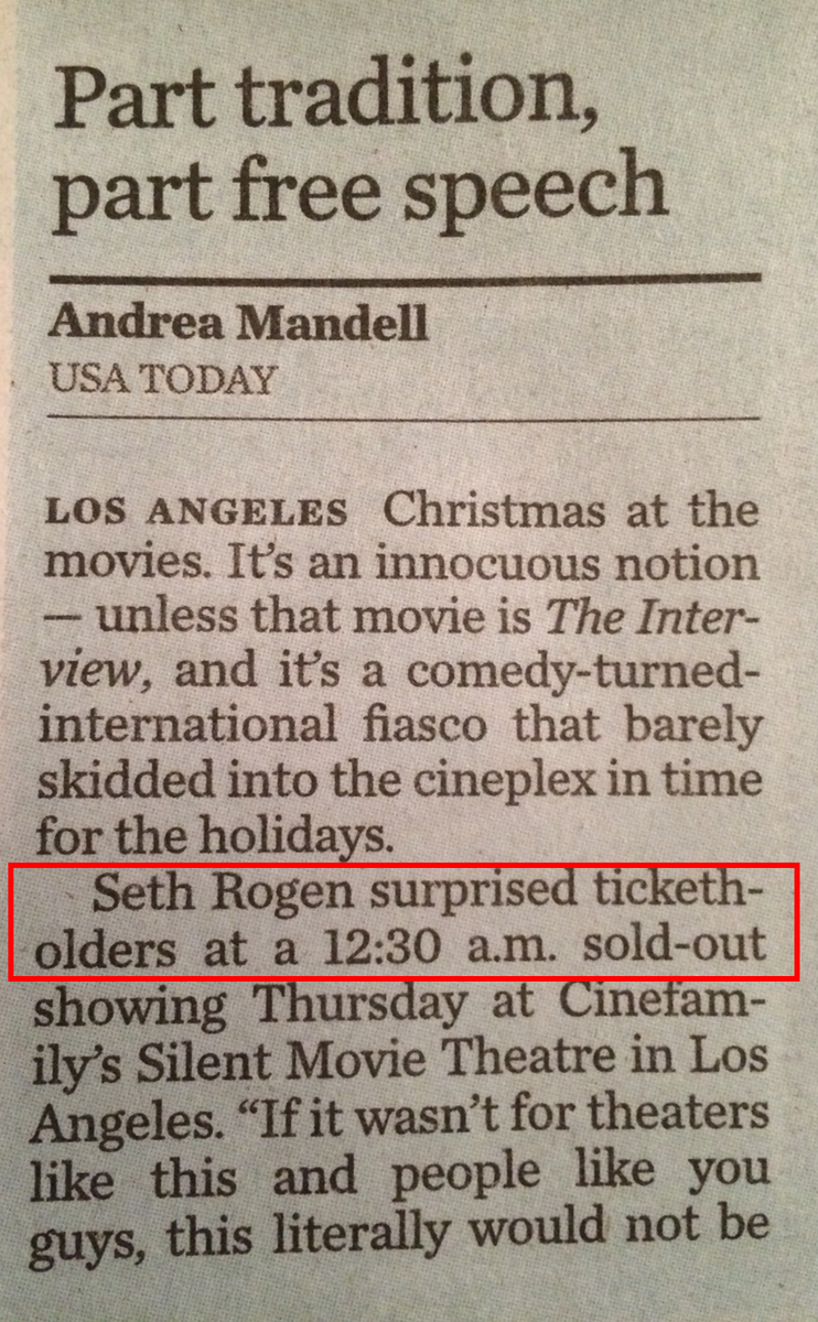ClichesGoneWild's tweet photo. @Sethrogen "greeted ticketh-olders" - @AndreaMandell @USATODAY
What about the ticketh-youngers?
#HyphenFail http://t.co/m6YePA3JxV