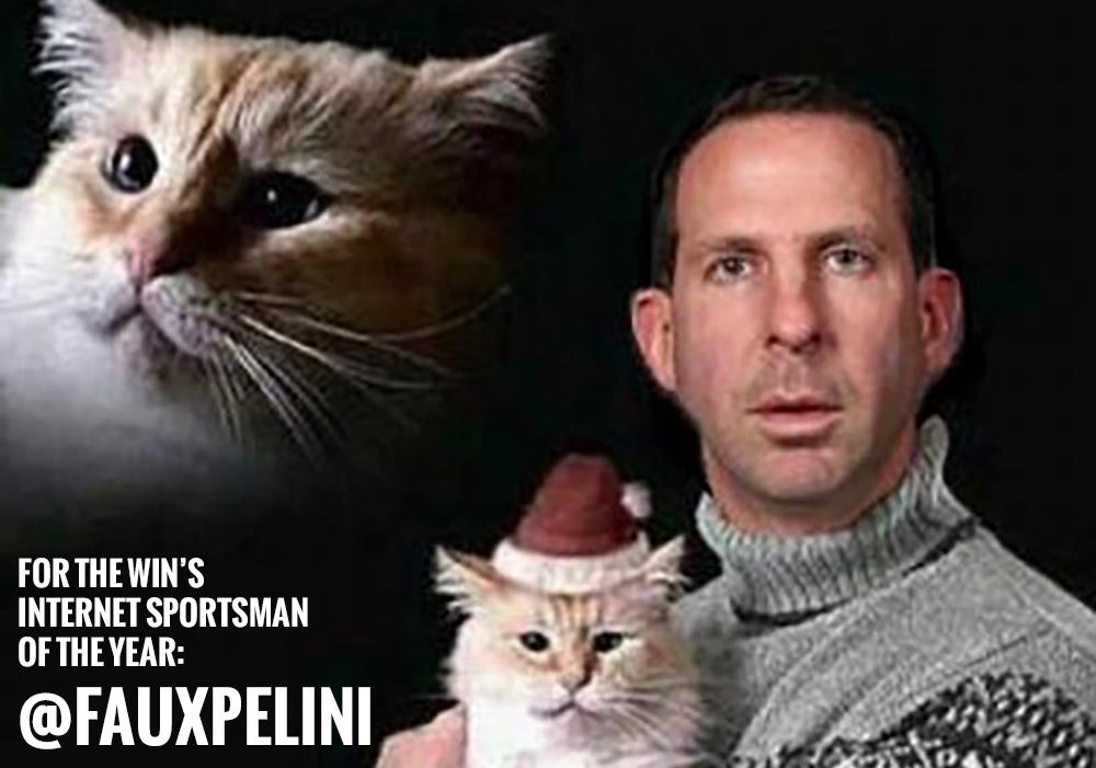 usatodaysports's tweet image. Congrats to @FauxPelini for being the @ForTheWin 2014 internet person of the year! usat.ly/13QIVyz
