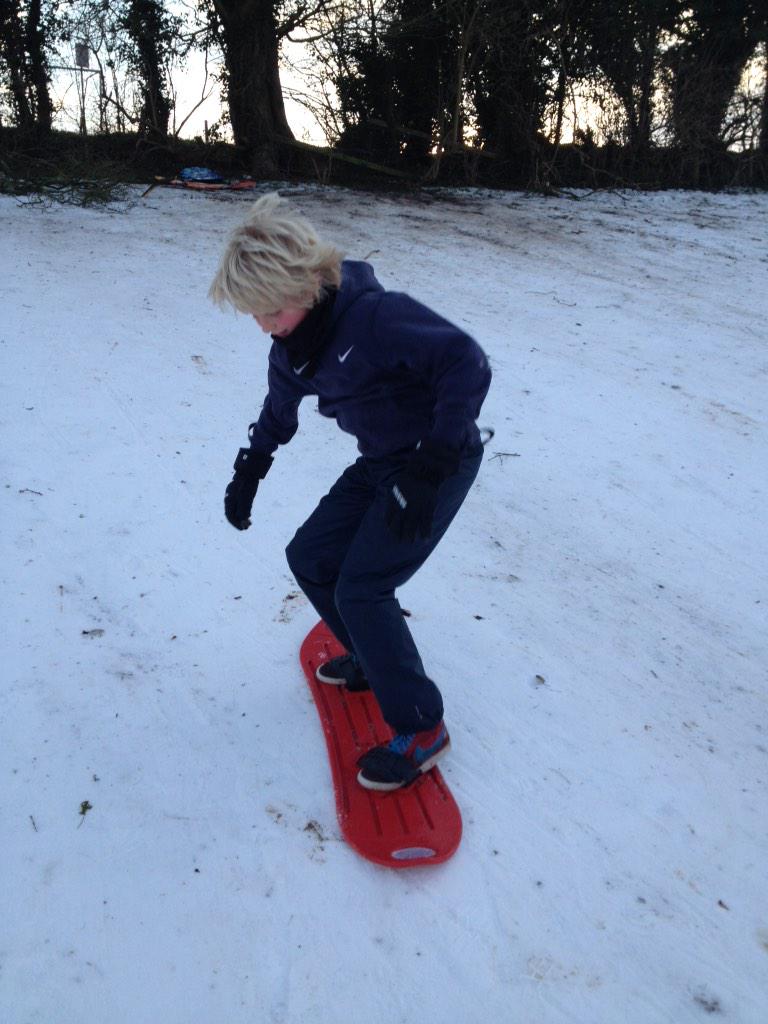 Closest to a ski holiday for the Warnes #loveYorkshire