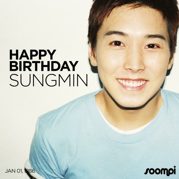 Happy birthday LEE SUNGMIN!!! ^^   