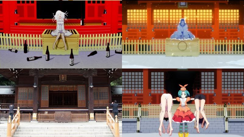 あにたび アニメ聖地巡礼情報サイト 物語シリーズ 憑物語 の聖地紹介 ノ手折正弦 Cv 子安 が居た北白蛇神社のモデルとなったといわれる杉並区井草八幡宮です Monogatari 憑物語 Http T Co Rpovgievpm