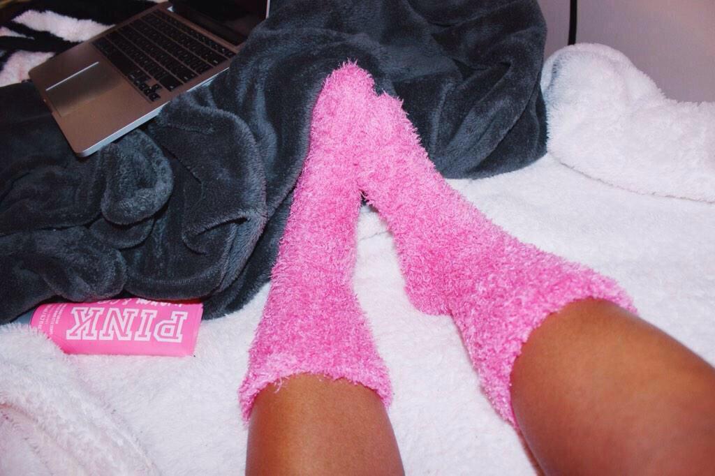 33. if we date, I'll spoil you with these fuzzy socks. 