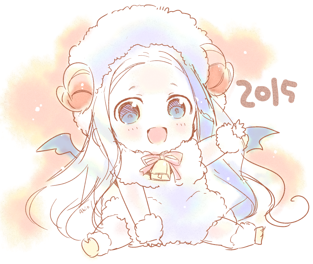 「光の年賀絵 」|柊暁生＠はたらく魔王さま漫画21巻5月予定のイラスト