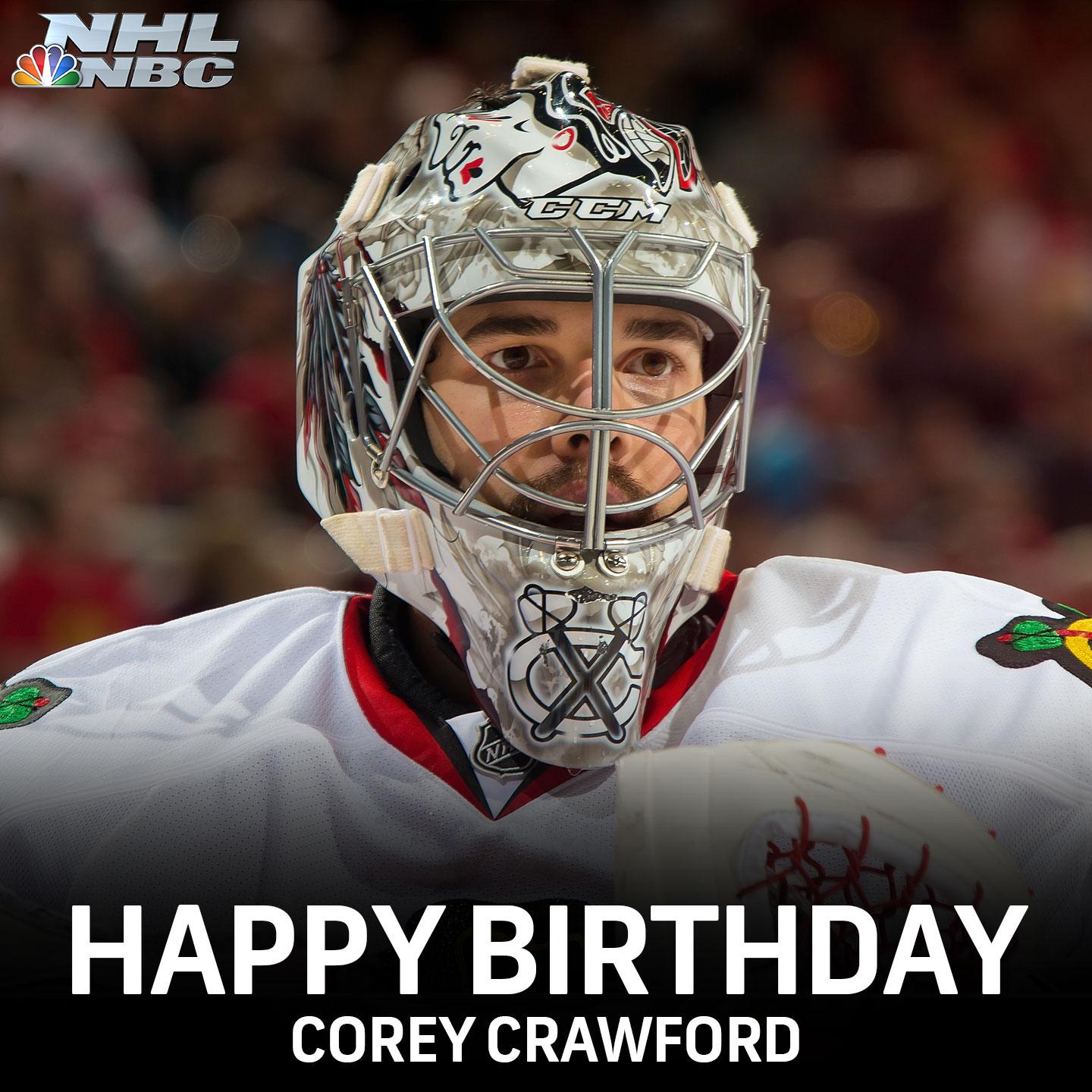 Happy Birthday Corey Crawford! 
