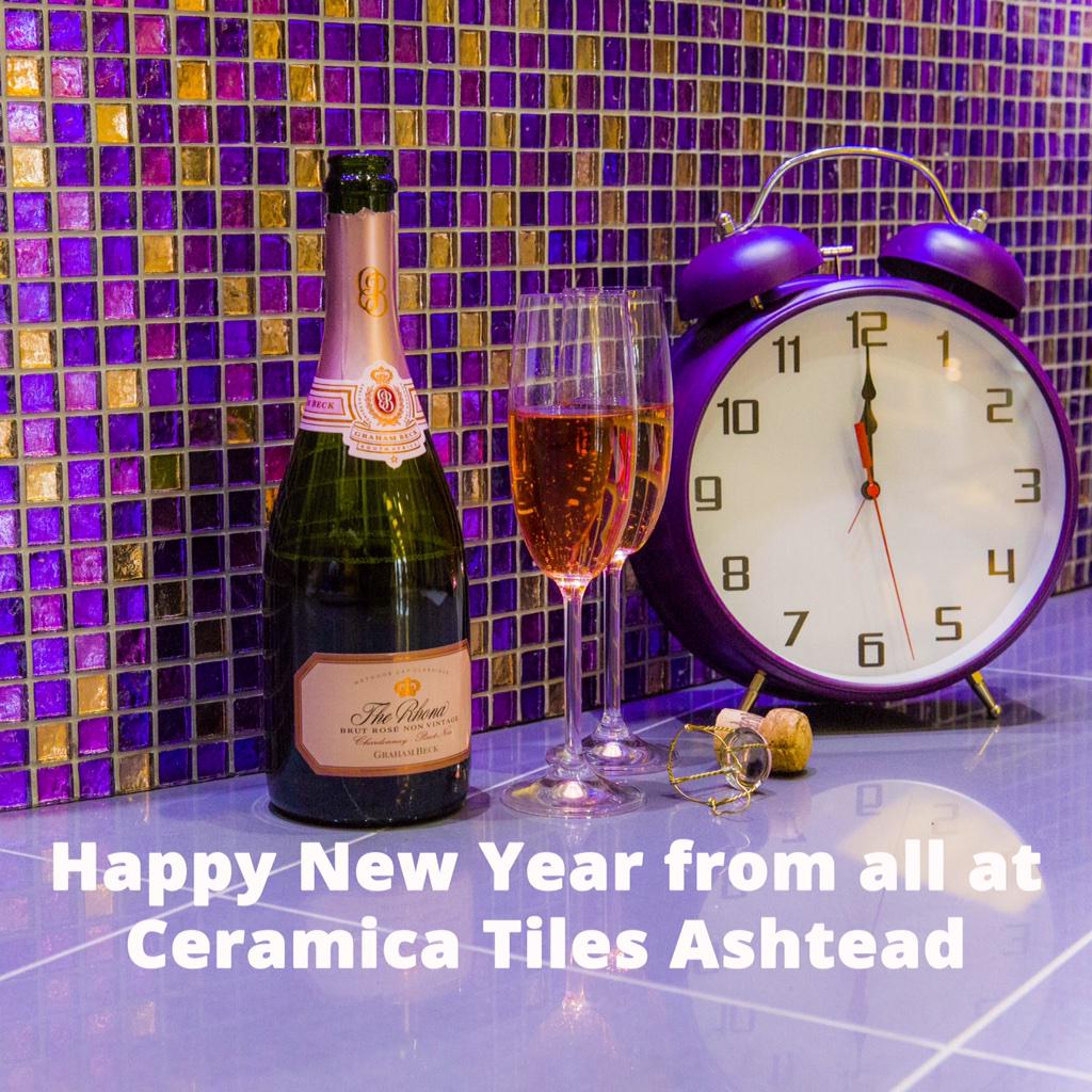 ceramicaashtead's tweet photo. Happy New Year from all at Ceramica Tiles Ashtead #personalbydesign #tiles #mosaic #newyearseve #home http://t.co/Fwci5qMd9r