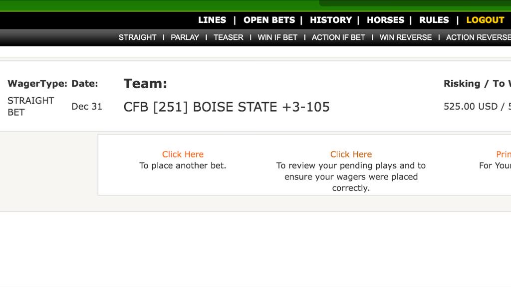 thevegascapper's tweet image. Been killing the 2H of the #bowlgames   One big play today! GL- #VCAP