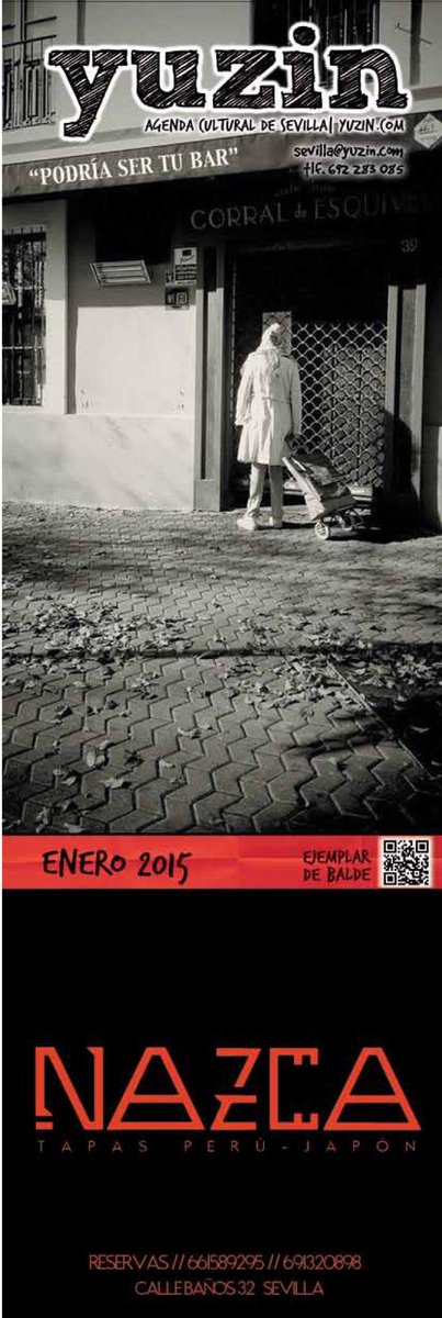 CHSFotografo's tweet photo. Portada de enero de Yuzin Sevilla,obra de un servidor,en este mes tumultuoso que nos ha dado Mr Zoido http://t.co/ZFrvJbXGXq