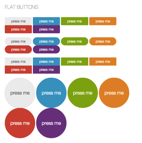 HTML5hub's tweet image. Buttons – a CSS button library: bit.ly/1snUQO7