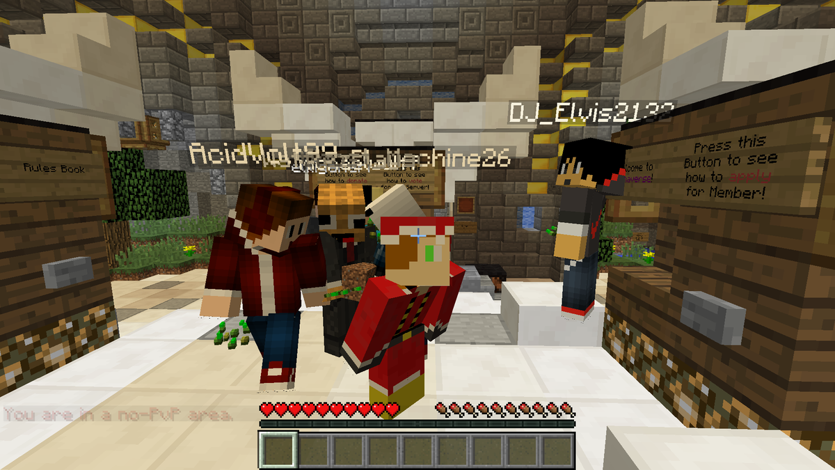 jPstudios3171's tweet photo. @WafflezPlays I finally got in the same server as you it was very fun but you were looking at my butt the whole time http://t.co/HUmEmiU26M