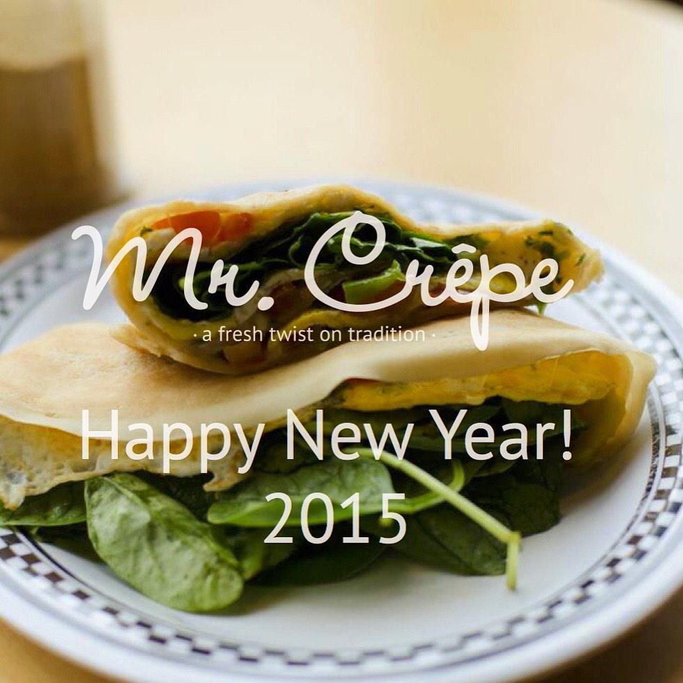 MrCrepe1's tweet photo. Mr Crêpe wishes you a Happy New Year!Prosperity and health in 2015! #Somerville #davissquare http://t.co/5H3mDp0Dqx
