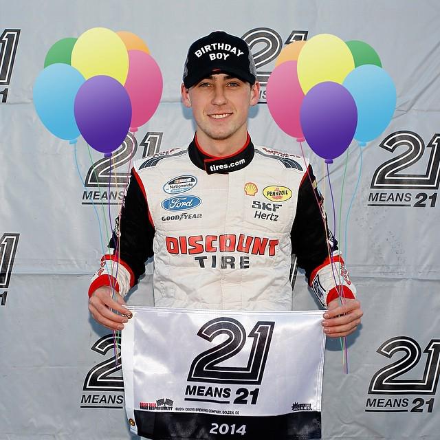 Under 21 no longer - happy birthday to Ryan Blaney ( by nascar 