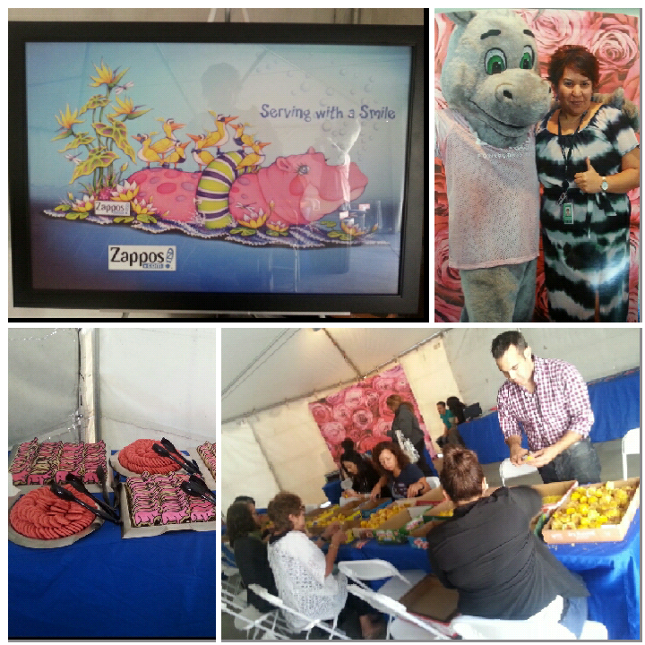 S_Wash's tweet photo. Watch the @roseparade tomorrow & see @zappos float, Lily the Hippo! We made it! http://t.co/lFero5iw4i #ServingASmile http://t.co/5pZMZvymyf
