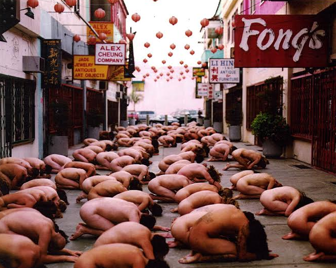 coreclub's tweet photo. Tomorrow is @SpencerTunick ’s birthday. His works display the intensity, simplicity and #beauty of #humanity #COREart http://t.co/6Iwem5f5SL