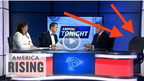 TBradleyNC's tweet photo. #BestMemoriesOf2014 Kay Hagan's empty debate chair #ncsen #ncpol http://t.co/5AkbGhkE9m