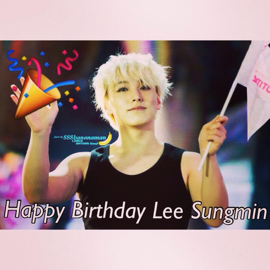 Happy Birthday Lee Sungmin
Muaahhh  