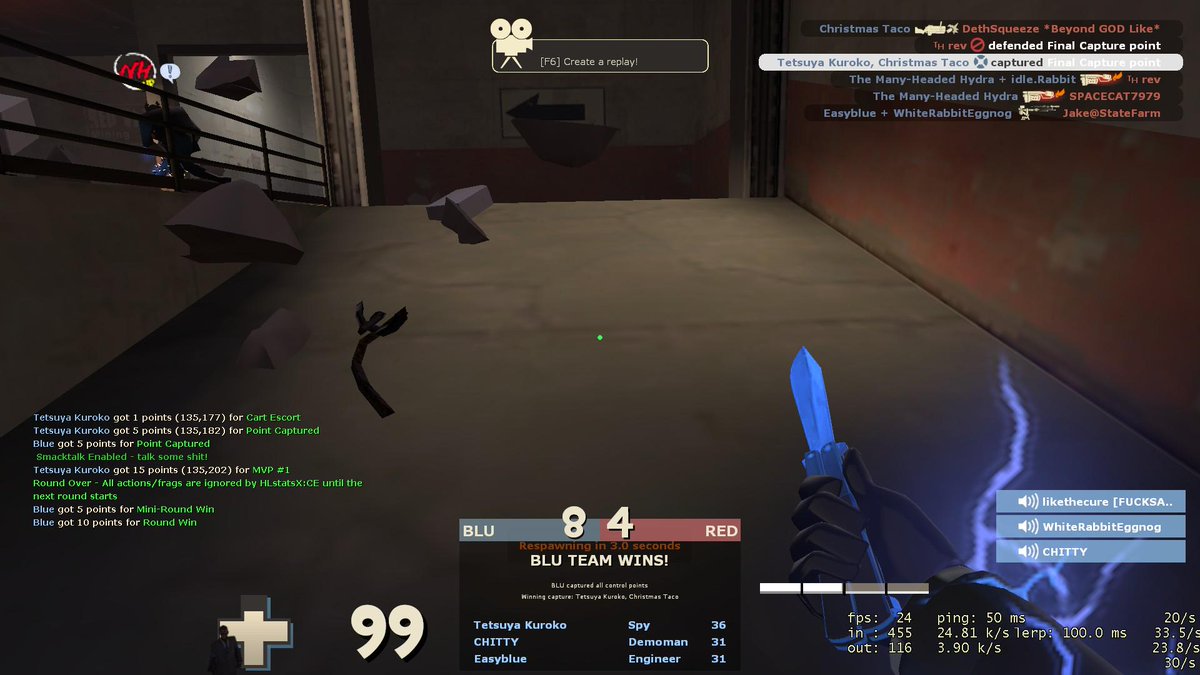 TetsuyaDota's tweet photo. Those were some good New Year Eve games boys! Nice way to end the year! Happy New Year!! #TF2 #Badrush http://t.co/n2SiQuH7hA