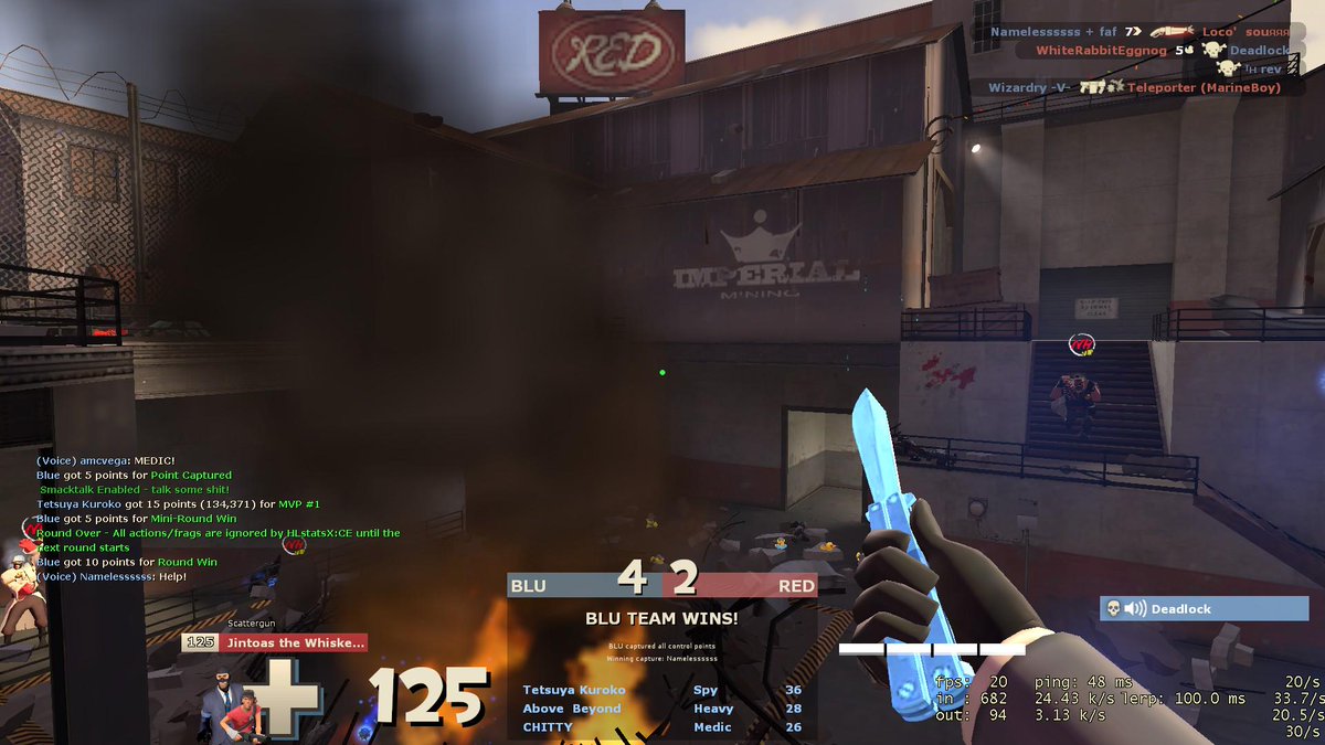 TetsuyaDota's tweet photo. Those were some good New Year Eve games boys! Nice way to end the year! Happy New Year!! #TF2 #Badrush http://t.co/n2SiQuH7hA