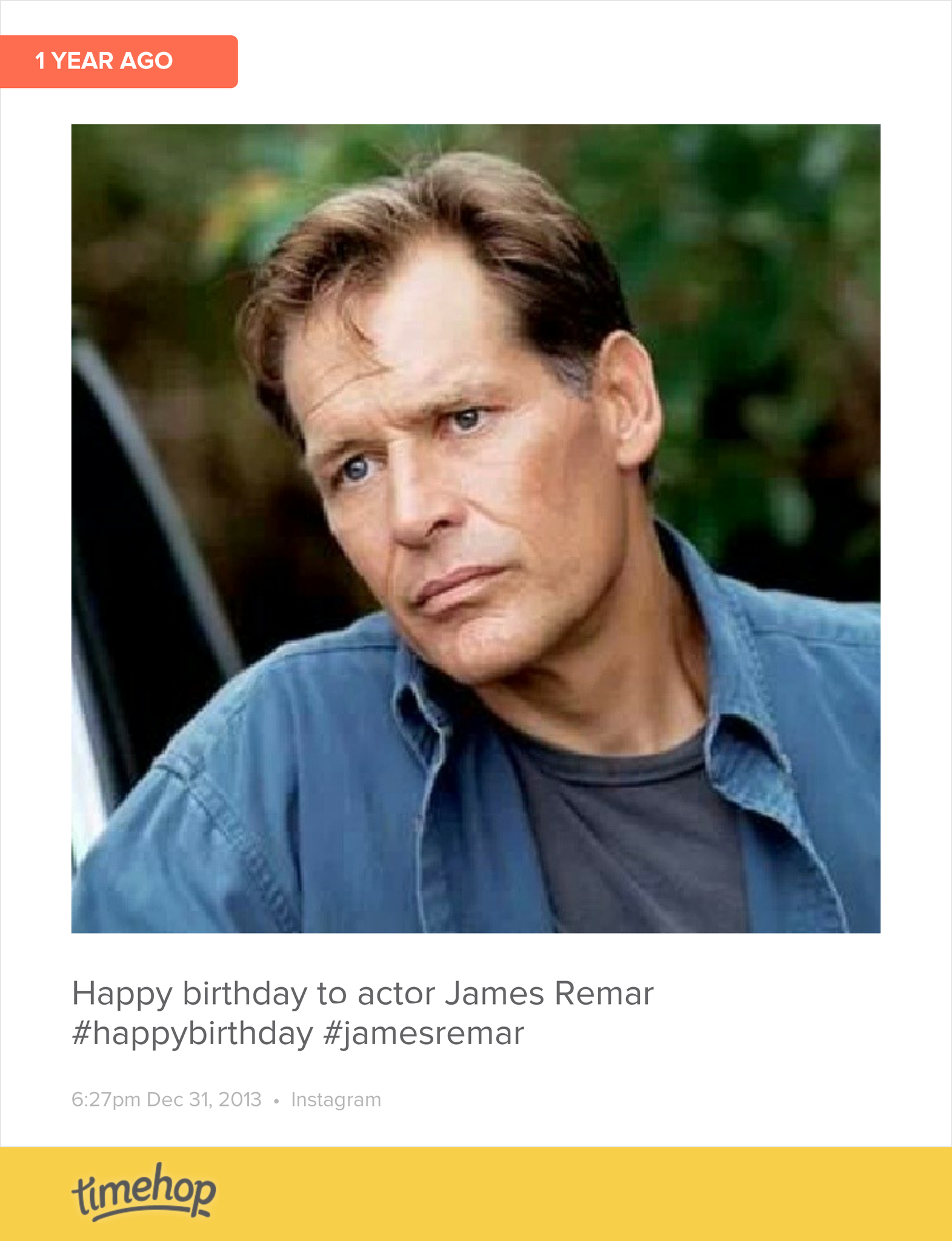 Happy birthday,James Remar  