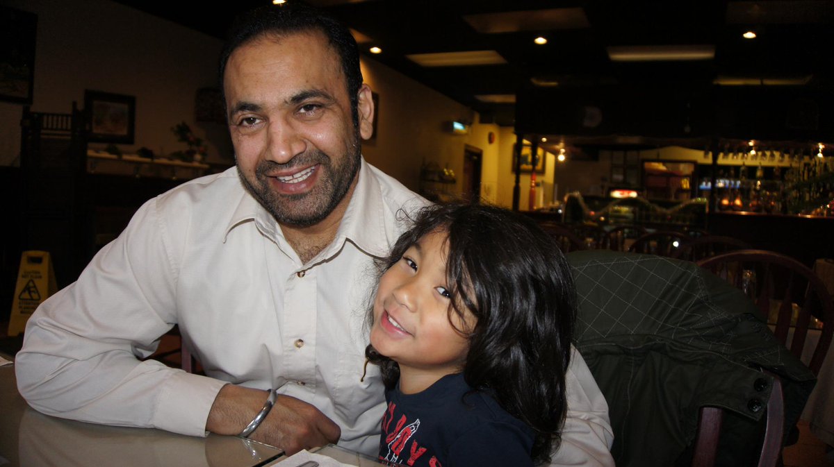 IndianStar_Rest's tweet photo. Here is adorable Joaquin (our guest) who loves Papadam, Naan Bread and Chicken Curry. #Indiancuisine #Foods #NewWest! http://t.co/Pv5O0F3jDp