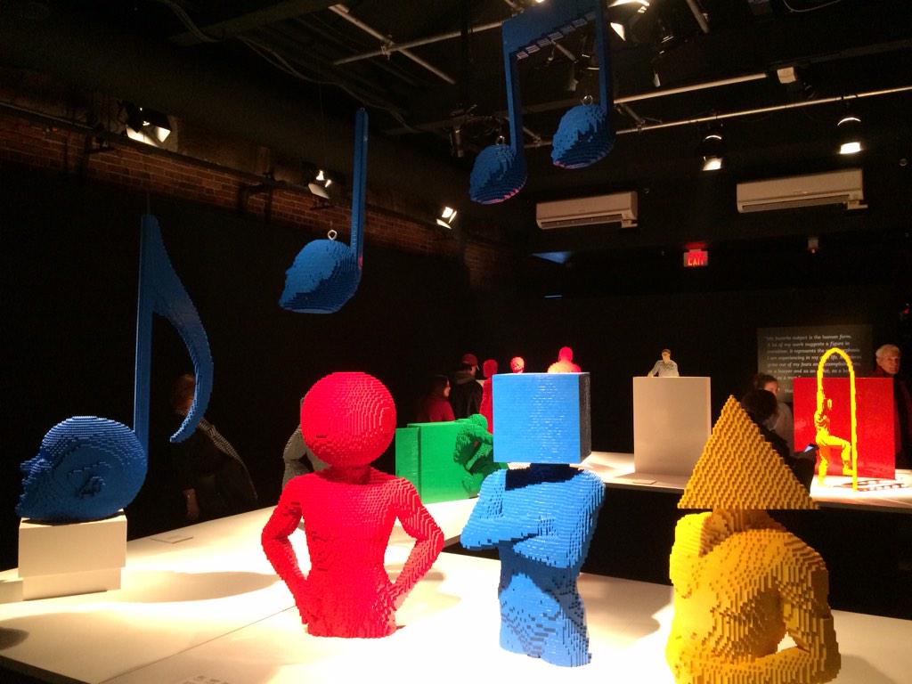 j_a_tucker's tweet image. Loving the #bostonbricks lego art exhibit