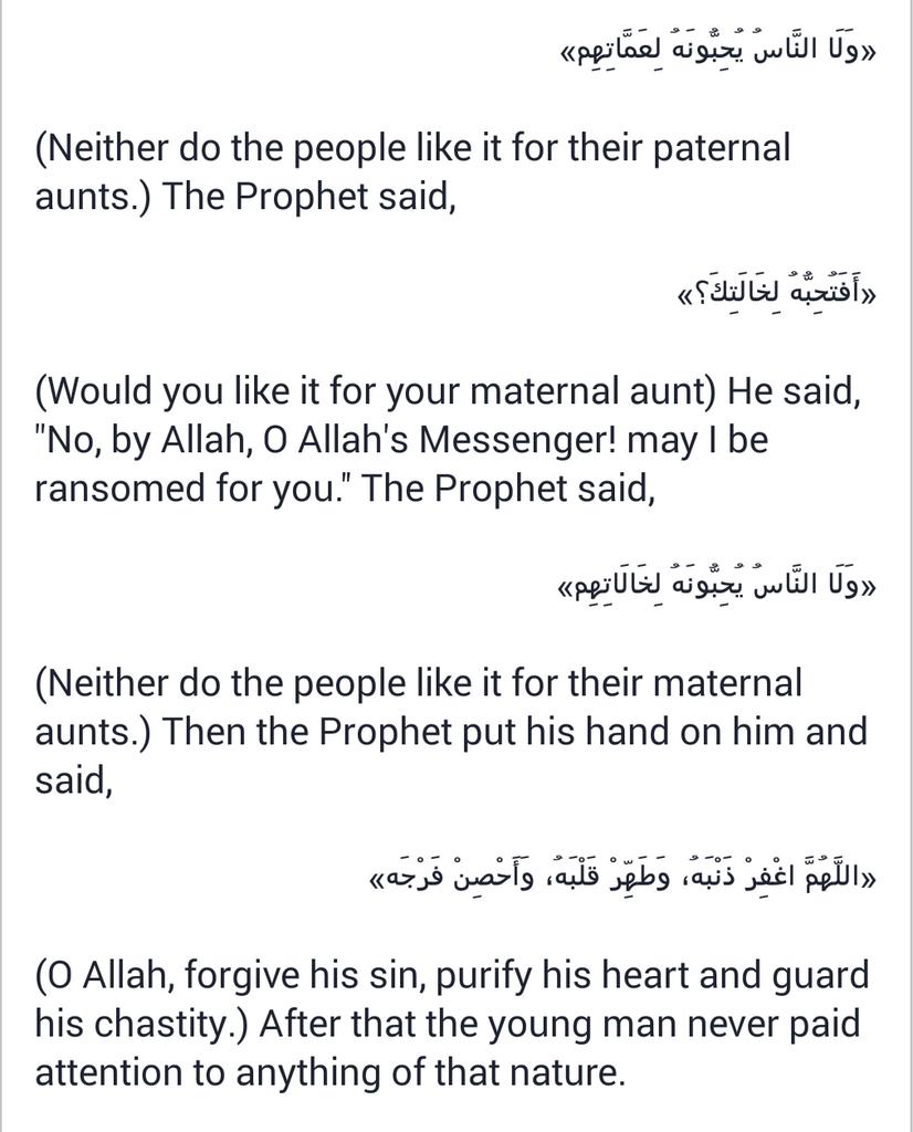 alsiraat's tweet photo. #3MHMayhem #AdamSaleh - "O Messenger of Allah! Give me permission to commit Zina..."
@omgAdamSaleh @SheiikhAkbaar http://t.co/U7YvfWwa6E