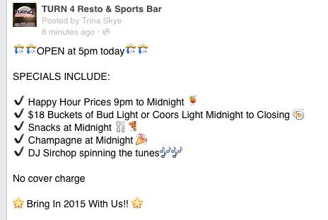 EdgeBar_Grill's tweet photo. Bar will be OPEN TONIGHT! Come on by, lots of specials!!! 🍻🍷🍸 http://t.co/eIHZfRc7Ep