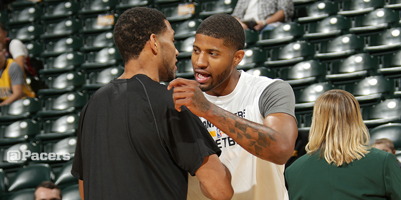 Indiana Pacers on X: "Paul George greets former teammate Danny Granger  before today's game: http://t.co/XtX4stIpxW" / X