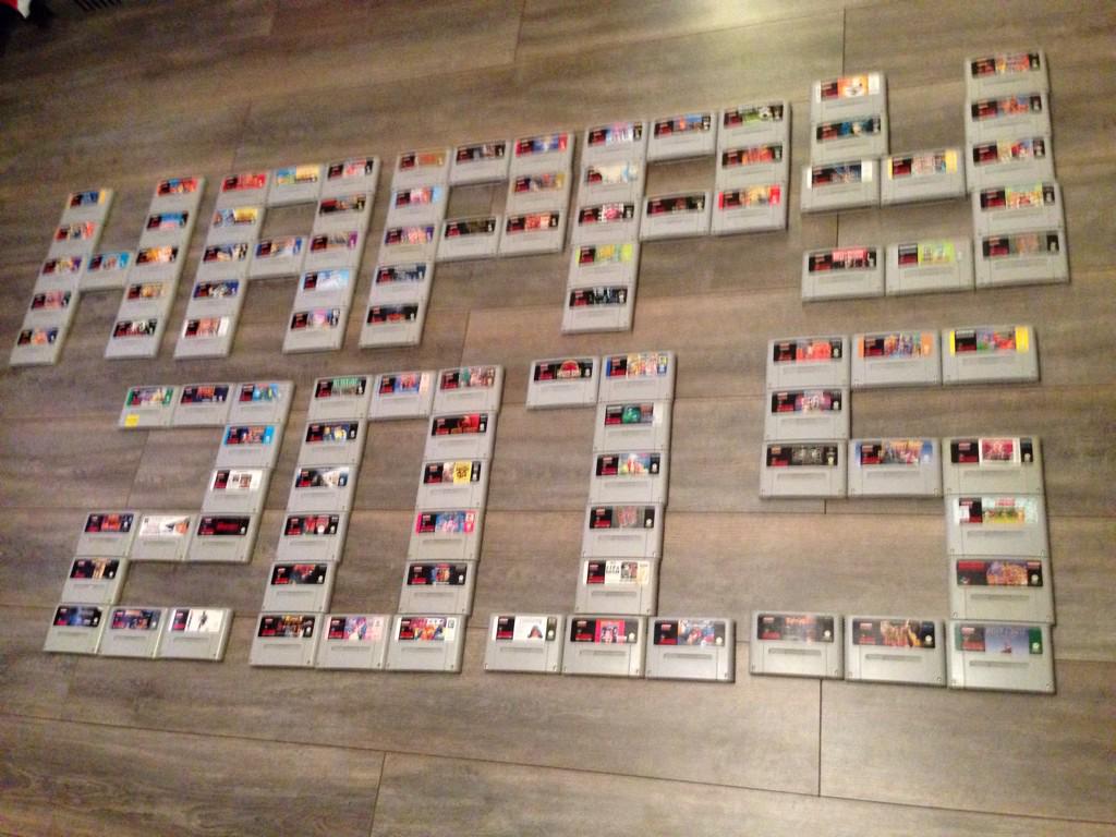 I thought this a fitting way to wish you all, as my floor always features in my pick up pics, Happy SNES New Year!
