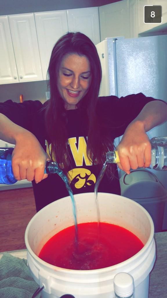 IowaSnaps's tweet image. This cannot end well. #NYE2014