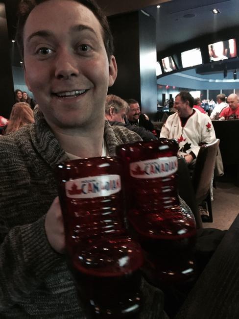 briansweigman's tweet photo. Skating his way towards New Year's Eve! Go Canada! @RyanGossin @ajg @realsports #rsbgvip - lounge chairs upstairs http://t.co/fcoc0JQRu9