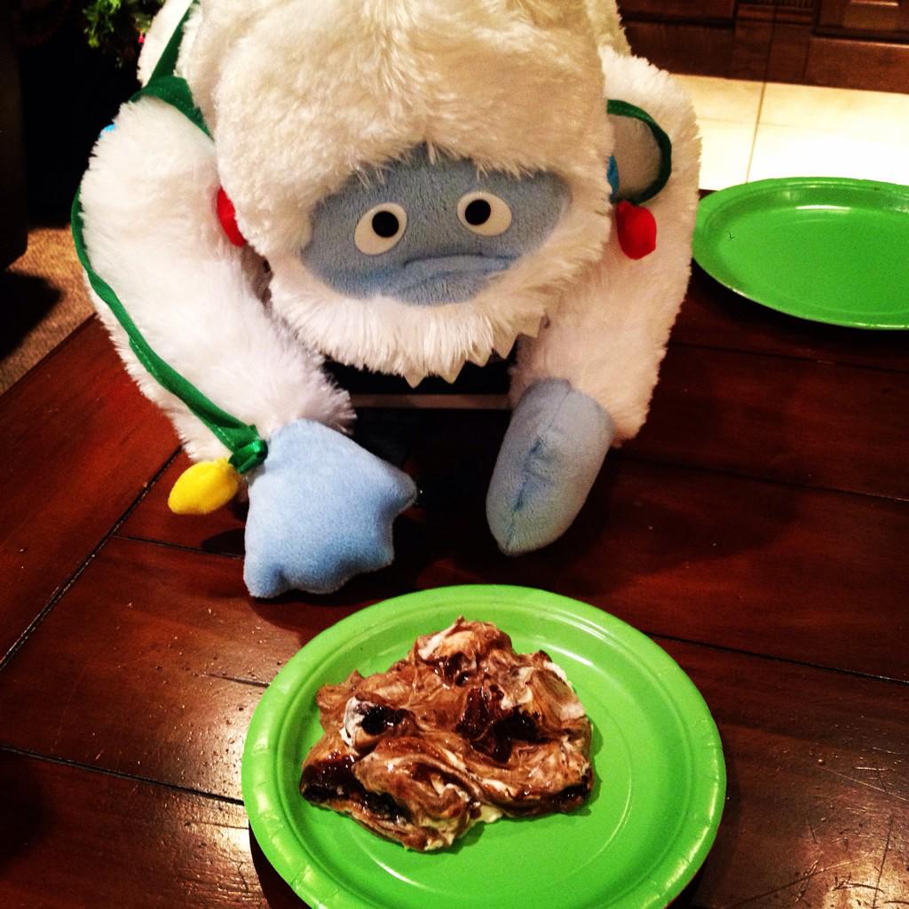 josharound's tweet photo. No abominable.....that's my pudding #NYE2015 http://t.co/elVYJV3jyl