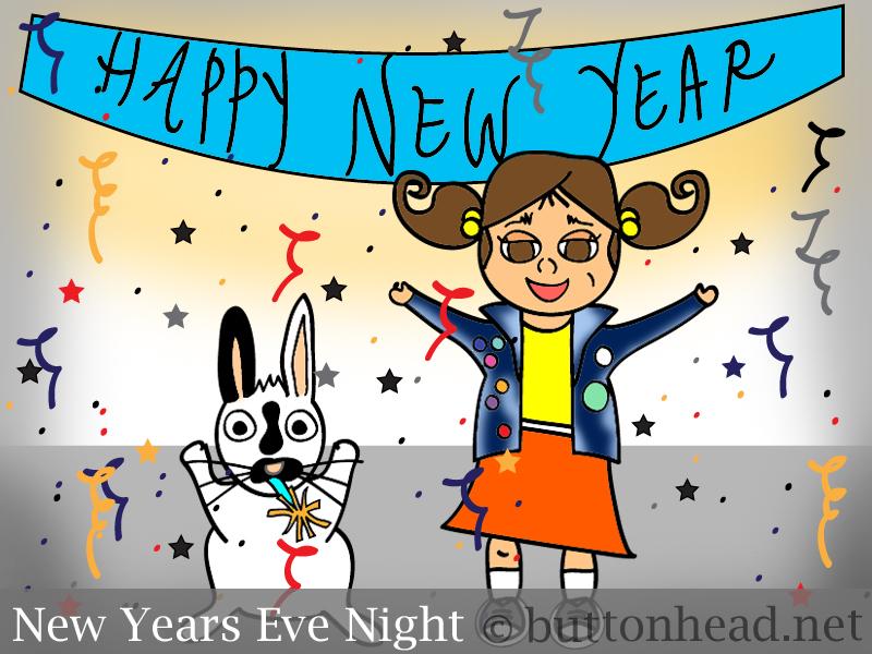 buttonhead_org's tweet photo. Party ON! #NYE2015 #nye #webcomic @LButtonhead http://t.co/zqjVRR05zM