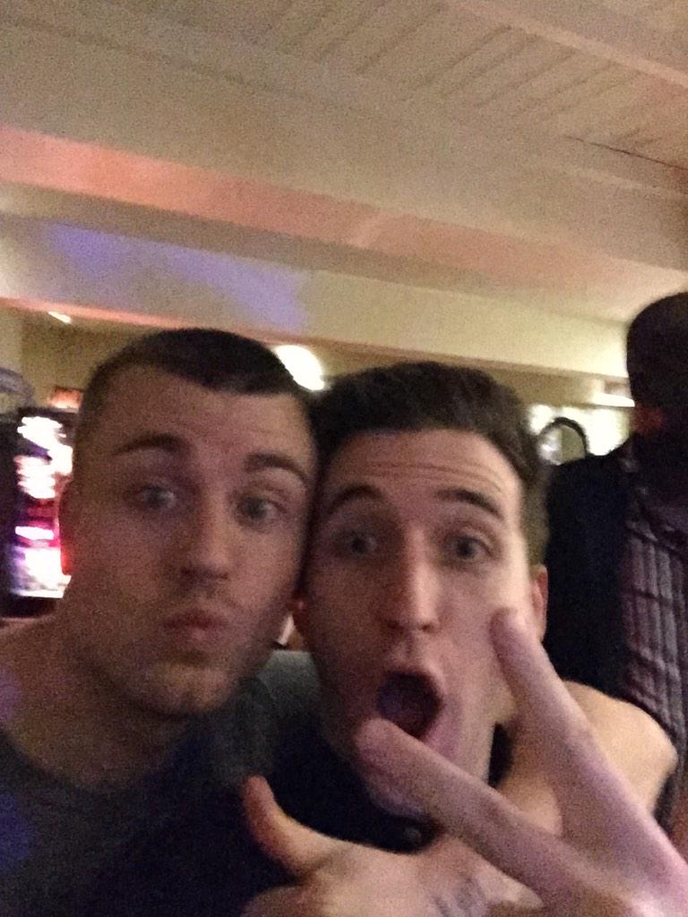 the_pace_man's tweet photo. Happy new year @Standleym and @TomMarett you both are amazing friends!!!!!! Better than the rest, EVER! Love you xxxx http://t.co/lD8yfkOVcv