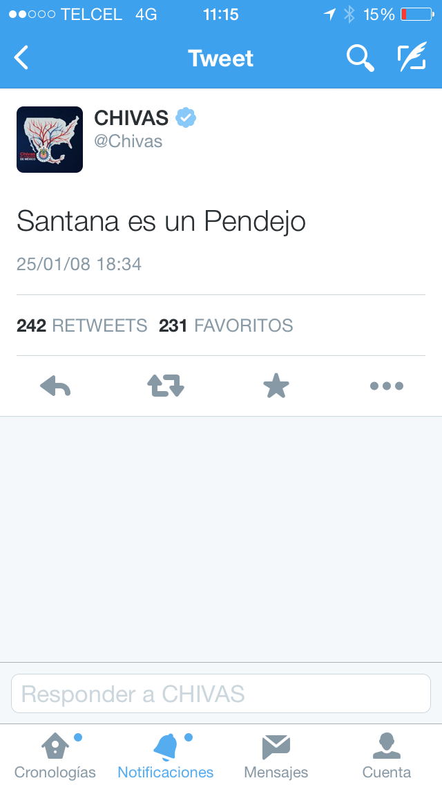 SanCadilla's tweet photo. Y como categoría especial, el #TuitRetro de esta edición de los #SancaTuitsAwards es para @Chivas http://t.co/iGYNXsSP7x