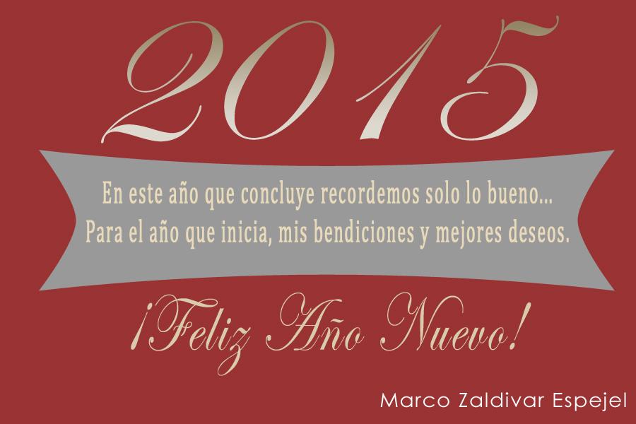 Marcos_Zaldivar's tweet photo. A partir de mañana tienes otras 365 oportunidades de ser feliz y cumplir tus propósitos. Gracias 2014 y Feliz 2015! http://t.co/mXCOAs3Ell