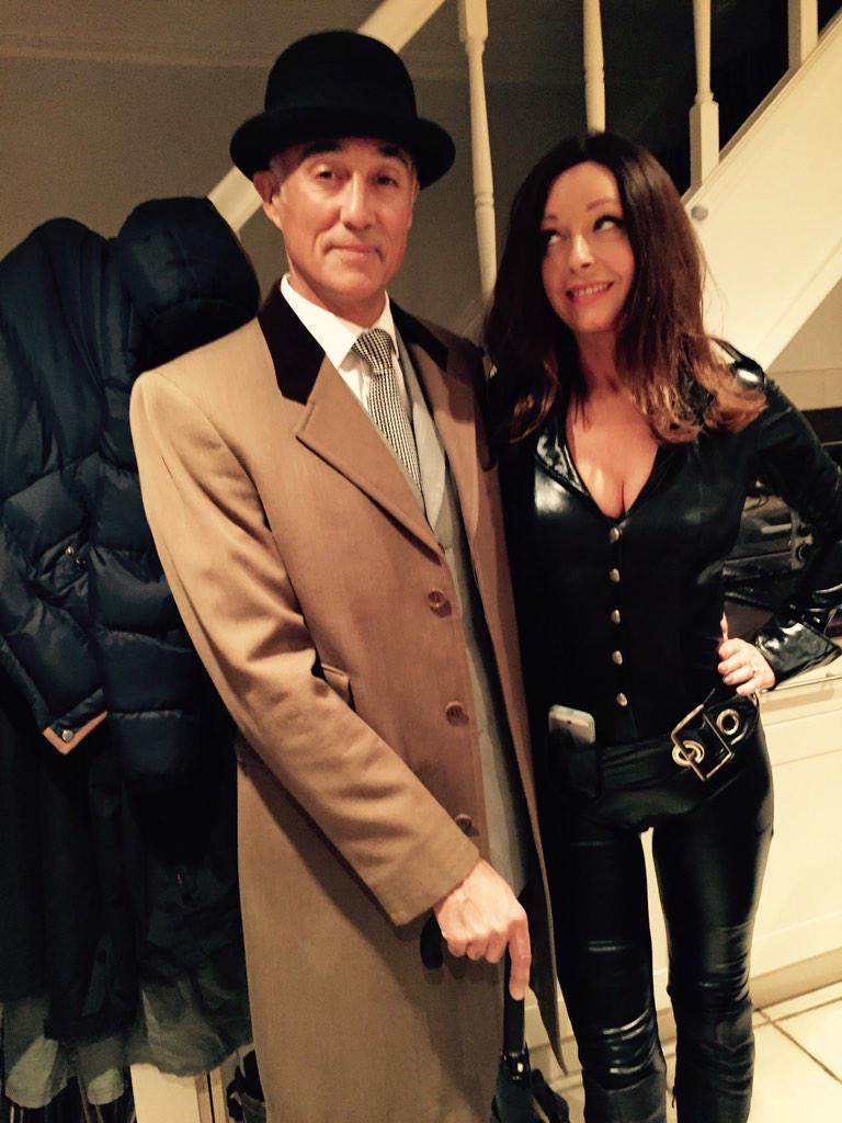 Andrew Ridgeley on Twitter: "New Year's fancy dress #TheQuarryman, Steed  &amp; Emma Peel! http://t.co/gULj9ED8rB" / Twitter