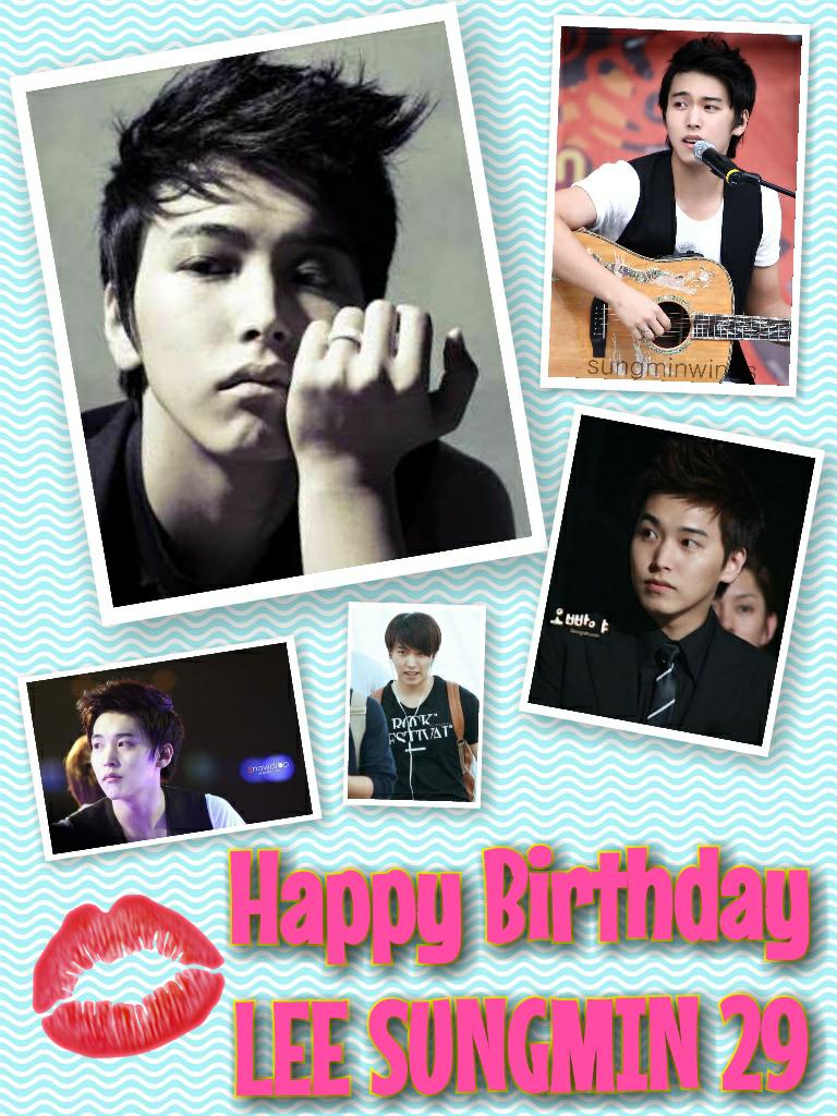 HAPPY BIRTHDAY LEE SUNGMIN :* 